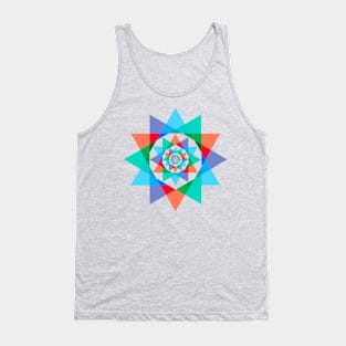 Endless rainbow sun Tank Top